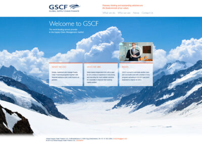 GSCF weboldal (2014)